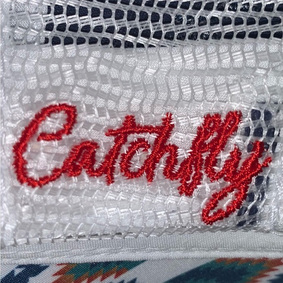 Catchfly "Fate Loves the Fearless" Distressed Ponytail Baseball Hat/Cap-OS NWT - Picture 9 of 10